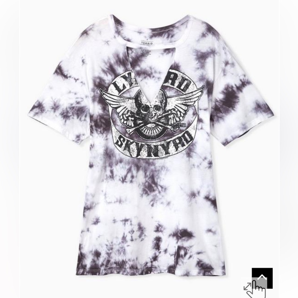 Lynyrd Skynyrd Tie-Dye Choker Tee
